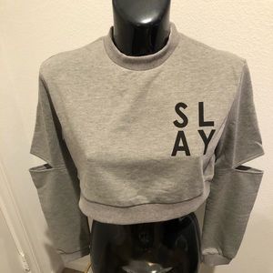 Fashion nova crop top sweater